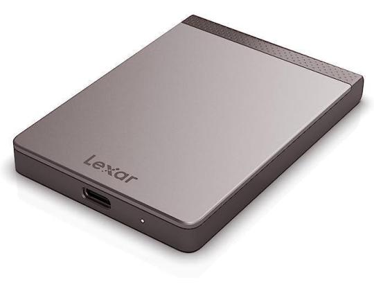 Ulkoinen SSD LEXAR SL200 512GB USB-C Kirjoitusnopeus 400 Mt/s Lukunopeus 550 Mt/s...