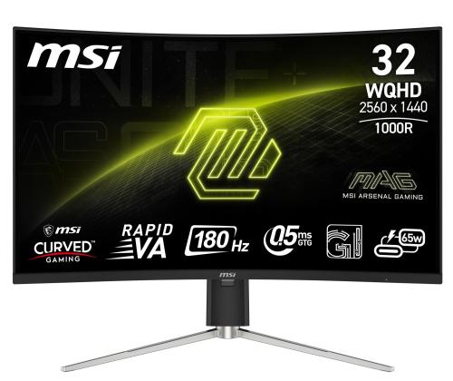 LCD-monitori MSI MAG 325CQRF QD E2 31,5&amp;quot; Gaming/Curved Panel VA 2560x1440 16:9 180 Hz 0,5 ms...