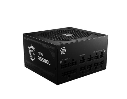 Virtalähde MSI 650 Watts Tehokkuus 80 PLUS GOLD PFC Active MTBF 1500000 tuntia MAGA650GL