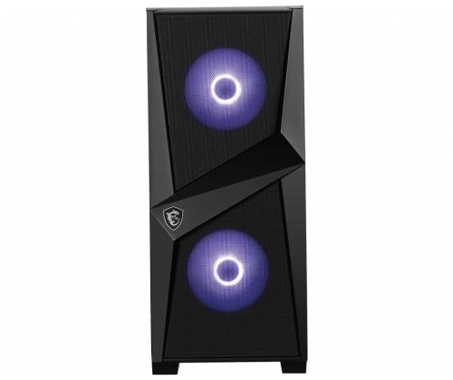 Kotelo MSI MAG FORGE 100M MidiTower Ei sisälly ATX MicroATX MiniITX Väri Musta MAGFORGE100M MAGFORGE100M