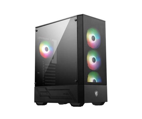 Kotelo MSI MAG FORGE 112R MidiTower Ei sisälly ATX MicroATX MiniITX Väri Musta MAGFORGE112R