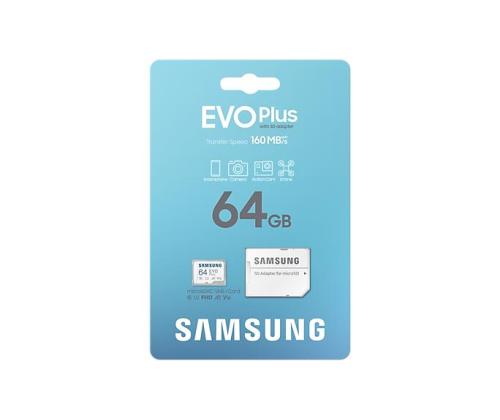 MUISTI MICRO SDXC EVO+ 64GB/V10 W/A MB-MC64SA/EU SAMSUNG