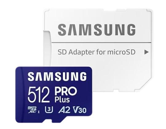 Mälukortti SDXC PRO+ 512GB W LUKIJA MB-MD512SA EU SAMSUNG