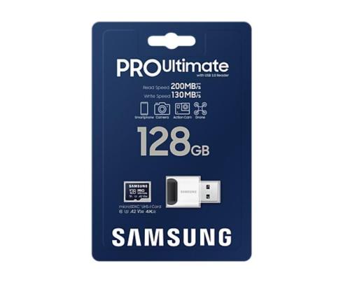 Muistikortti SDXC 128GB/W/READER MB-MY128SB/WW SAMSUNG SAMSUNG