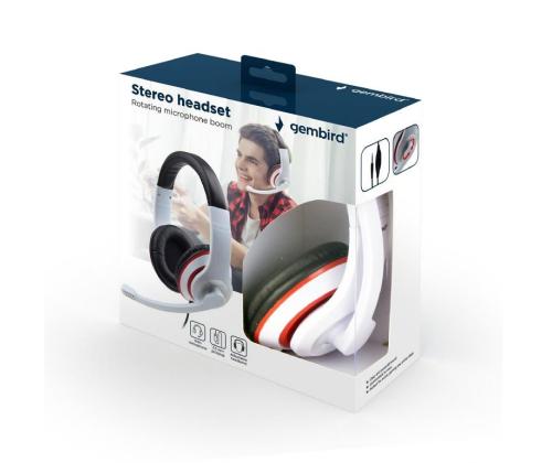 KUULOKKEET STEREO VALKOINEN/MHS-03-WTRDBK GEMBIRD GEMBIRD