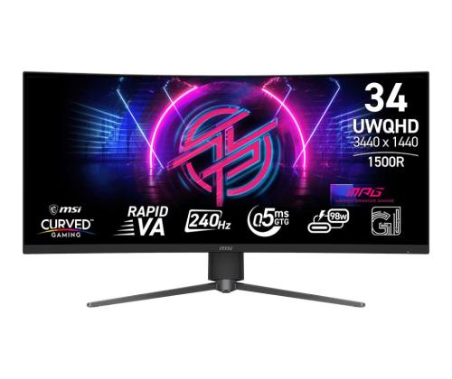 LCD-monitori MSI 34 " 3440 x 1440 pikseliä Native kuvasuhde 21:9 LCD MPG346CQRFX24