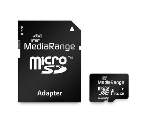 MUISTI MICRO SDXC 256GB UHS-1/W/ADAPTERI MR946 MEDIARANGE