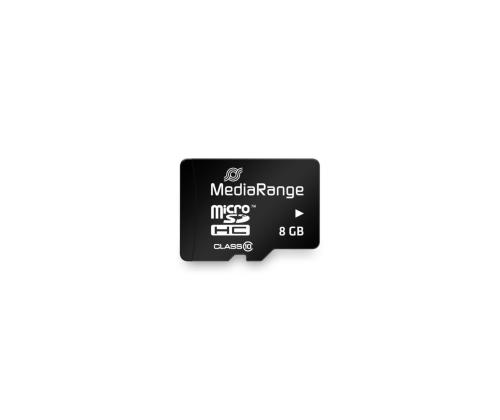 MUISTI MICRO SDHC 8GB C10/W/ADAPTERI MR957 MEDIARANGE