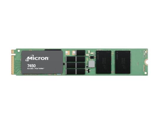 SSD MICRON 7450 PRO 3,84 Tt M.2 NVMe 3D NAND Kirjoitusnopeus 2500 Mt/s Lukunopeus 5000 Mt...