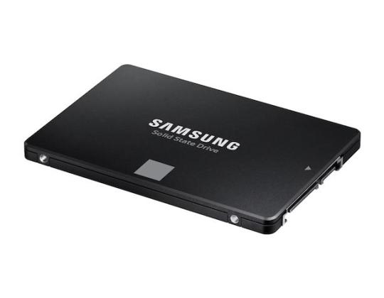 SSD Samsung 870 EVO 250GB SATA MLC Kirjoitusnopeus 530 Mt/s Lukunopeus 560 Mt/s 2,5" MTBF.