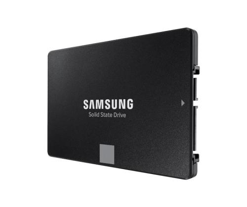 SSD SAMSUNG 870 EVO 500GB SATA SATA 3.0 MLC Kirjoitusnopeus 530 Mt/s Lukunopeus 560 Mt/s.