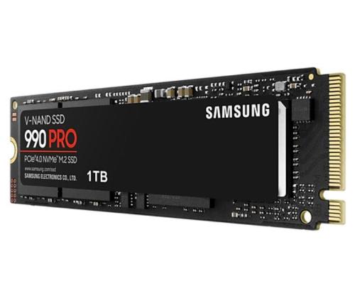SSD SAMSUNG 990 PRO 1TB M.2 PCIE NVMe MLC Kirjoitusnopeus 6900 Mt/s Lukunopeus 7450 Mt/s...