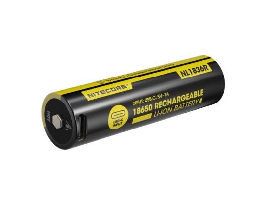 Patareid, laetav LI-ION 3,6 V NL1836R (3600 MAH) NITECORE