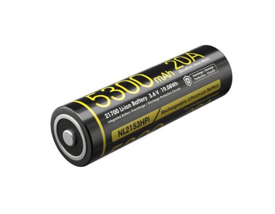 Patareid, laetav LI-ION 3,6 V NL2153HPI (5300 MAH) NITECORE