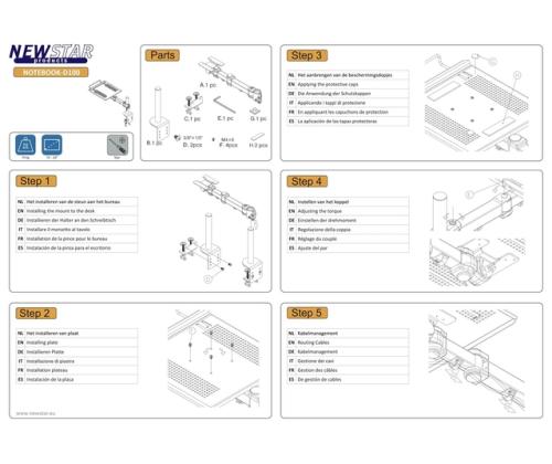 NB ACC PÖYTÄKIRJA 10-22&amp;quot;/NOTEBOOK-D100 NEOMOUNTSIT