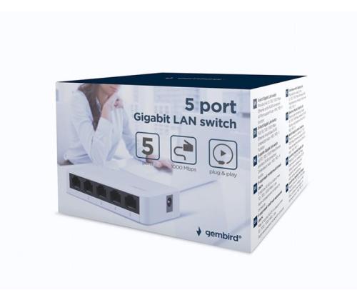 Kytkin GEMBIRD NSW-G5-01 NSW-G5-01 NSW-G5-01