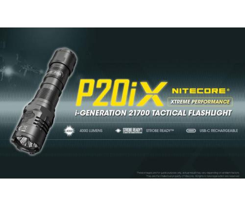 TASKULAMPPU PRECISE SERIES/4000 LUMENIA P20IX NITECORE