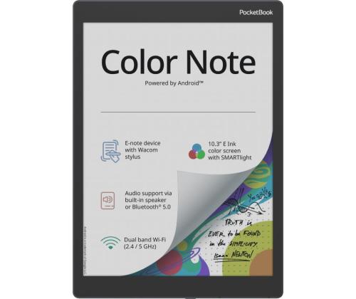 E-lukulaite POCKETBOOK 10.3" 1872x1404 1xUSB-C Micro SDXC Langaton LAN Bluetooth Storm Blue PB1041-1-WW
