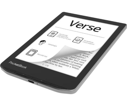 E-reader POCKETBOOK Verse 6" 1024x758 1xUSB-C Micro SD Langaton LAN Harmaa PB629-M-WW PB629-M-WW PB629-M-WW