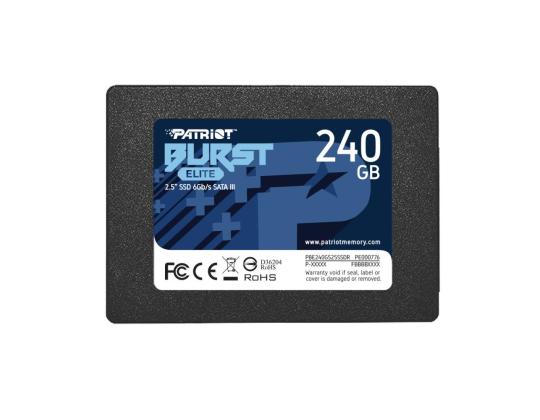 SSD PATRIOT Burst Elite 240 Gt SATA 3.0 3D NAND Kirjoitusnopeus 320 Mt/s Lukunopeus 450 Mt...