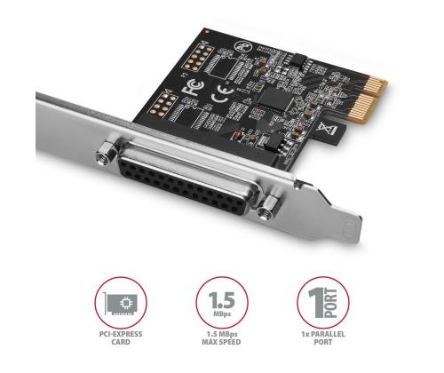 VERKKOKORTTI PCIE 1PORT/SP&amp;amp;LP PCEA-P1N AXAGON