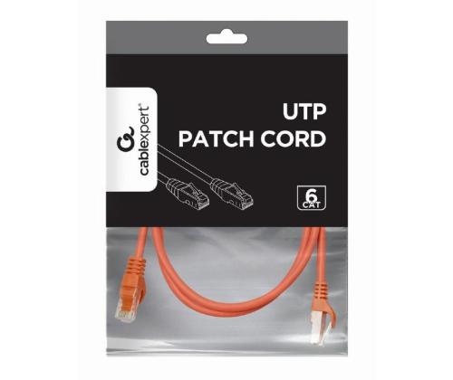 PATCH-KAAPELI CAT6 UTP 1M/PUNAINEN PP6U-1M/R GEMBIRD