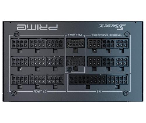 Virtalähde SEASONIC PRIME TX ATX 3.0 1600 wattia Tehokkuus 80 PLUS TITANIUM MTBF 100000 tuntia...