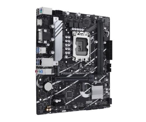 Emolevy ASUS Intel B760 Express LGA1700 Micro-ATX Muisti DDR4 Muistipaikat 2 2xPCI-Express 4.0...