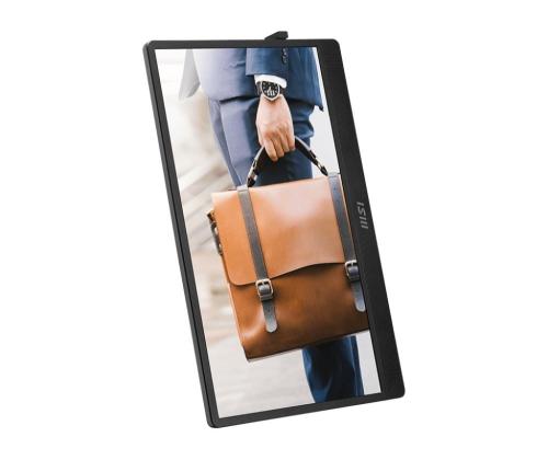 LCD-monitori MSI PRO MP161 E2U 15.6" Business Panel IPS 1920x1080 16:9 60Hz Matta Kaiuttimet Tilt...