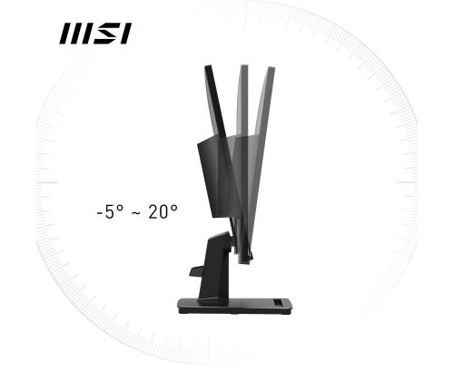 LCD-monitori MSI PRO MP251 24.5" Business Panel IPS 1920x1080 16:9 100 Hz 1 ms Kaiuttimet Väri...