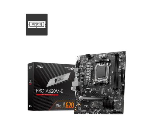 Emolevy MSI AMD A620 SAM5 Micro-ATX Muisti DDR5 Muistipaikat 2 1xPCI-Express 3.0 1x 1xPCI...