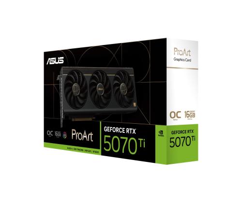 Näytönohjain ASUS NVIDIA GeForce RTX 5070 Ti 16 GB GDDR7 256 bit PCI Express 5.0 Active PROART;