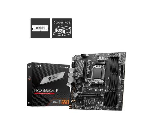 Emolevy MSI AMD B650 SAM5 Micro-ATX Muisti DDR5 Muistipaikat 4 2xPCI-Express 1x 1xPCI-Express...