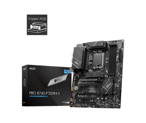 Emolevy MSI Intel B760 Express LGA1700 Muisti DDR4 Muistipaikat 4 5xPCI-Express 5.0 16x 2xM.2...
