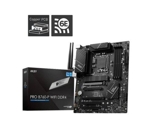 Emolevy MSI Intel B760 Express LGA1700 ATX Muisti DDR4 Muistipaikat 4 5xPCI-Express 5.0 16x 2xM...