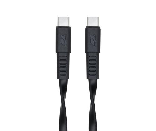 KAAPELI USB-C-USB-C 1,2M/MUSTA PS6005 BK12 RIVACASE
