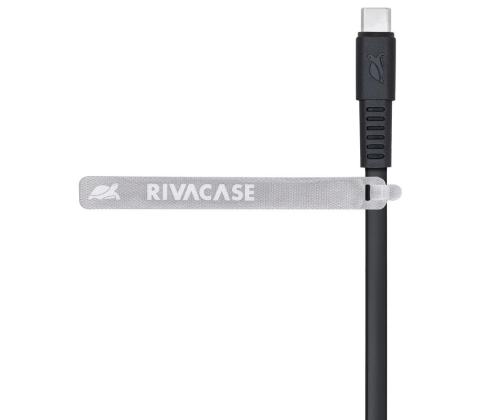 KAAPELI USB-C-USB-C 1,2M/MUSTA PS6005 BK12 RIVACASE