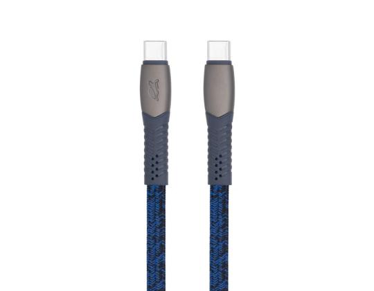 KAAPELI USB-C:hen USB-C:hen 1.2M/BLUE PS6105 BL12 RIVACASE