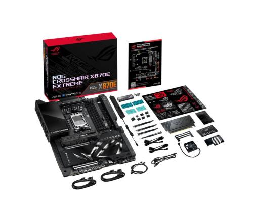 Emolevy ASUS AMD X870E SAM5 EATX Muisti DDR5 Muistikorttipaikat 4 CROSSHAIRX870EEXTREM