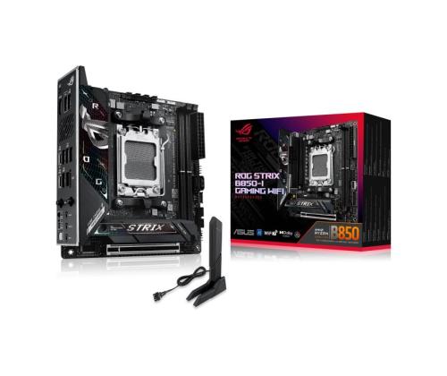 Emolevy ASUS AMD B850 SAM5 Mini-ITX Muisti DDR5 Muistipaikat 2 1xPCI-Express 4.0 16x 1xPCI-Express 4.0 16x 1xPCI-Express 4.0 16x 1xPCI-Express 4.0
