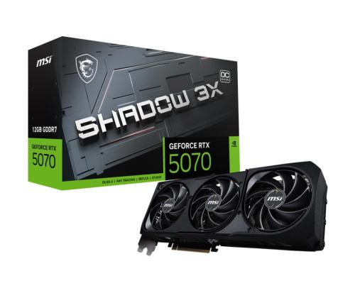 VGA PCIE16 RTX5070 12GB GDDR7/RTX5070 12G SHADOW 3X OC MSI