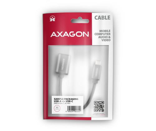 I/O-SOVITIN USB-C M - USB-A F/0.2M RUCM-AFAC AXAGONIIN