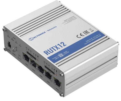 Langaton reititin TELTONIKA Reititin 300 Mbps Wi-Fi 5 USB 2.0 5x10/100/1000M 4G RUTX12