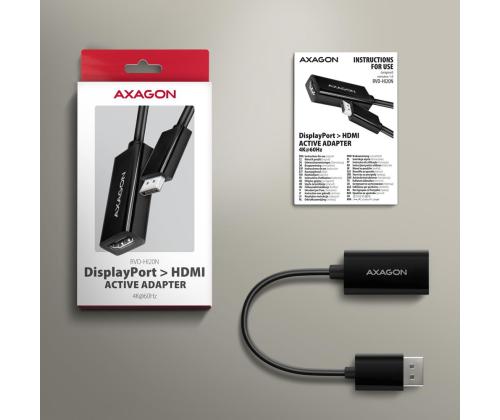 I/O-SOVITIN DP:STÄ HDMI/0.15M:IIN RVD-HI20N AXAGONIIN