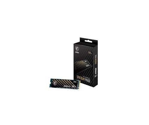 SSD MSI SPATIUM M450 500 Gt M.2 PCIe Gen4 NVMe 3D NAND Kirjoitusnopeus 2300 Mt/s Lukunopeus 3600...