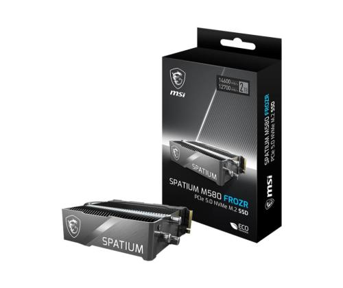 SSD MSI SPATIUM M560 2TB M.2 PCIe Gen5 NVMe 3D NAND Kirjoitusnopeus 12700 Mt/s Lukunopeus 14600...