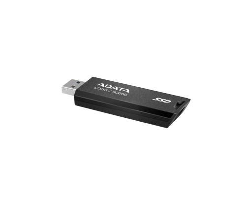Ulkoinen SSD ADATA SC610 500 Gt USB 3.2 Kirjoitusnopeus 500 Mt/s Lukunopeus 550 Mt/s SC610...