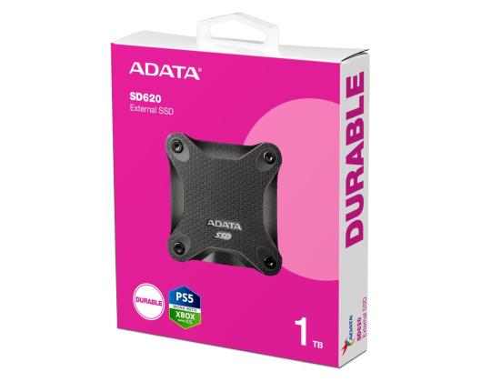 Ulkoinen SSD ADATA SD620 1TB USB 3.2 Kirjoitusnopeus 460 Mt/s Lukunopeus 520 Mt/s SD620...