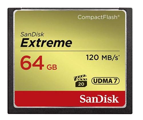 MUISTI COMPACT FLASH 64GB/SDCFXSB-064G-G46 SANDISK