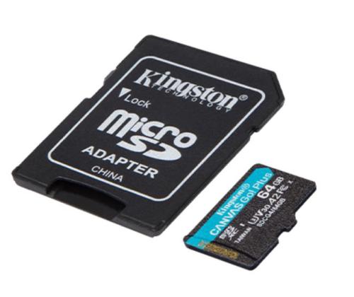 MUISTI MICRO SDXC 64GB UHS-I/3PAKKAUS SDCG4/64GB KINGSTON